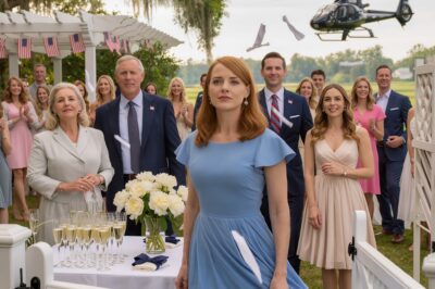 At My Sister’s Engagement Party, My Family Ridiculed My ‘Fake’ Fiancé. I Remained Quiet, Until He Arrived In A Private Helicopter, Distributed Gifts, And Called Me His Lovely Wife